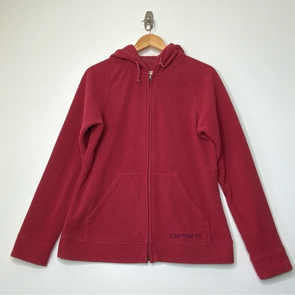 Carhartt Other - Carhartt Full Zip Hoodie Jacket. Kids Size Large (12-14) Red.